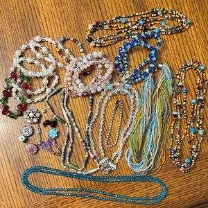 Colorful Beaded Jewelry Set